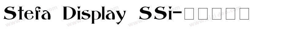 Stefa Display SSi字体转换